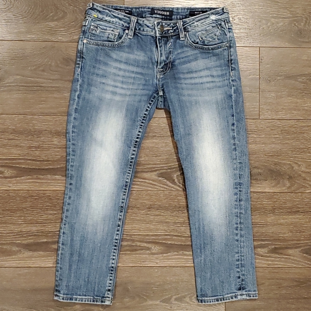 ❤VIGOSS NEW YORK SKINNY CAPRI JEANS, 6 (28)